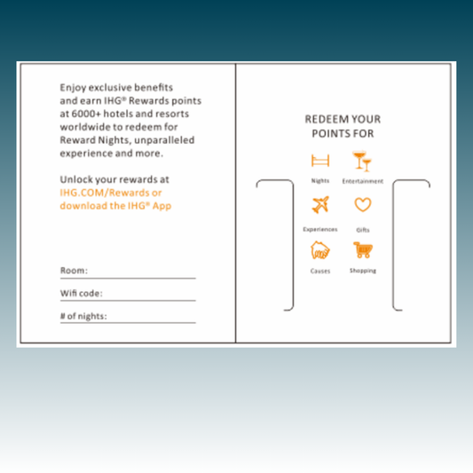 IHG Key Cards Envelope