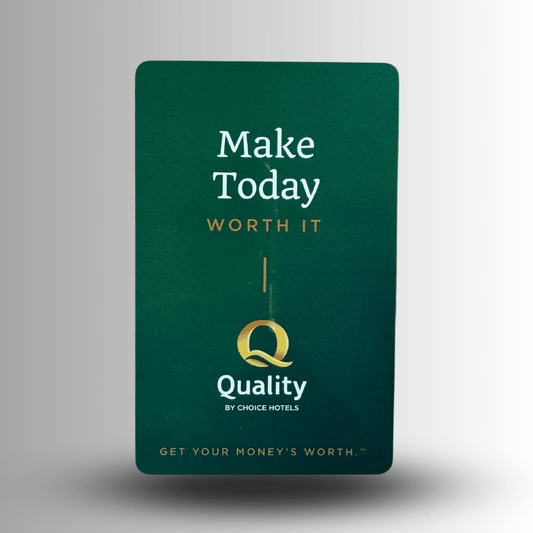Quality inn - Choice Brand - RFID Key Cards - 200 Cards in box