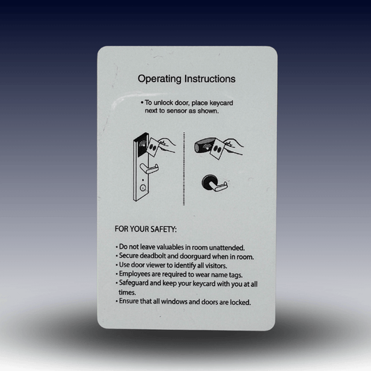 Fairfield inn Marriot Brand Hotel RFID Key Cards - 200 Cards in box