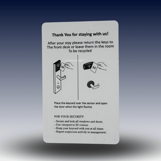 Microtel Hotel Wyndham Brand RFID Key Cards - 200 Cards in box