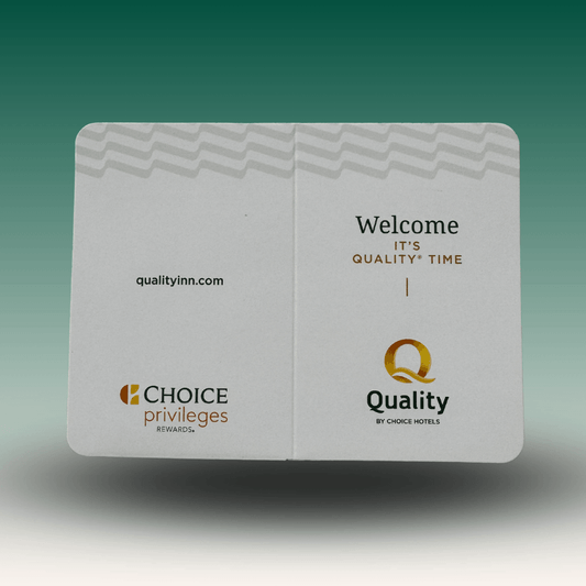Quality Inn Envelope Holder Folder