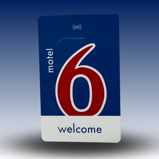 Motel6 Brand Hotel RFID Key Cards - 200 Cards in box